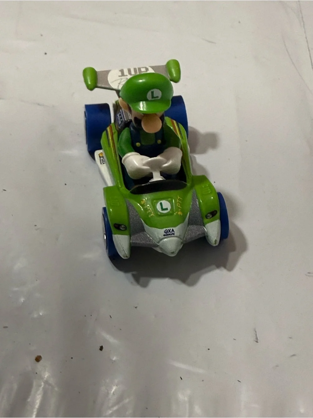 Mario Kart Luigi 1UP Hot Wheels Toy Car